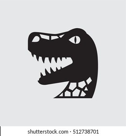 Dino icon vector T-rex icon vector