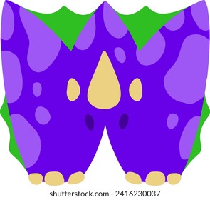 Dino Letter Alphabet Vector Element