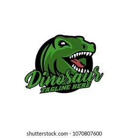 Dino Logo Design Stock Vector (Royalty Free) 1070807600 | Shutterstock