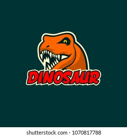 Dino Logo Design Stock Vector (Royalty Free) 1070817788 | Shutterstock