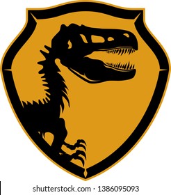 DINO LOGO VECTOR ILLUSTRATION DESIGN CONCEPT