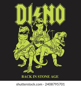 dino music rock band players