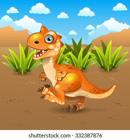 Dino with nature
