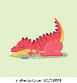 dino t-rex cute set vector illustration