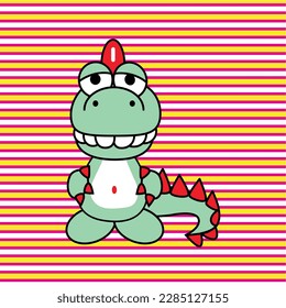 LOGO DE VECTOR DINO PARA NIÑOS