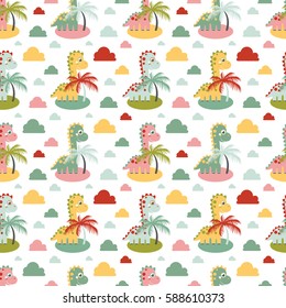 Dino Vector Pattern