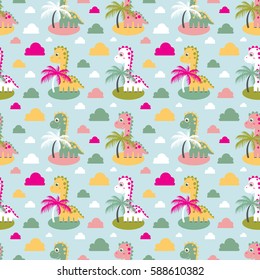 Dino Vector Pattern