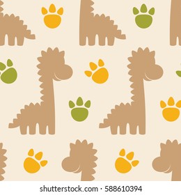 Dino Vector Pattern