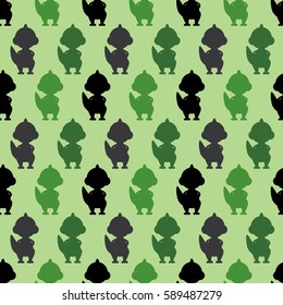 Dino Vector Pattern