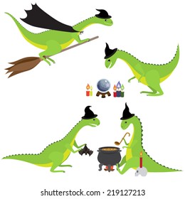 Dino witch craft set