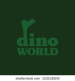 Dino World Editable Vector File