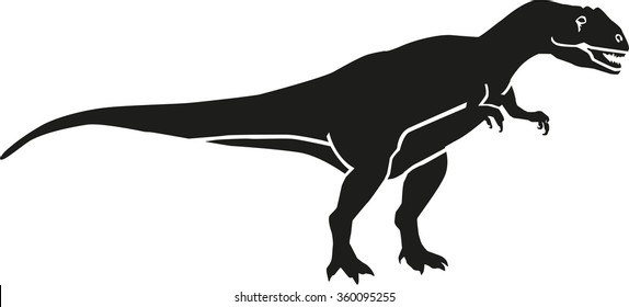 Dinosaur allosaurus