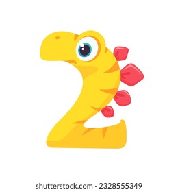 Dinosaur Alphabet and Numbers Illustration for nursery boys birthday party