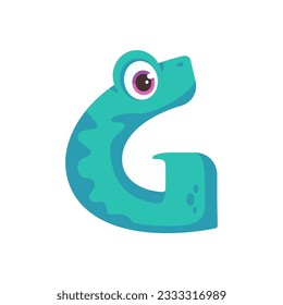 Dinosaur Alphabet and Numbers Illustration for nursery boys birthday party