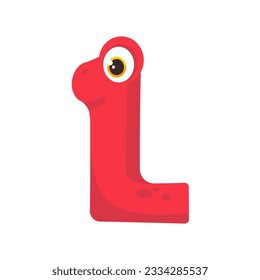Dinosaur Alphabet and Numbers Illustration for nursery boys birthday party