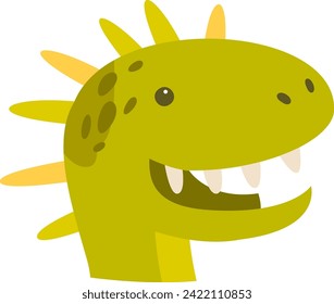 Dinosaur Animal Head Vector Illustration