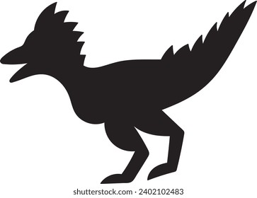 Dinosaur Animal Silhouette Vector Illustration