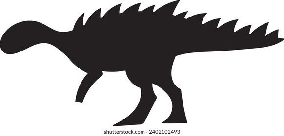 Dinosaur Animal Silhouette Vector Illustration