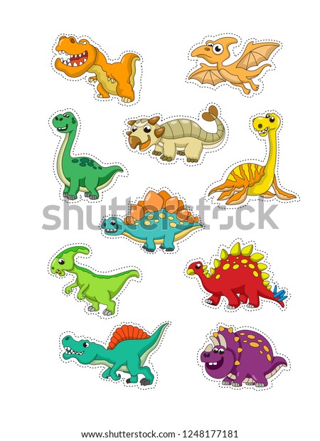 funny dinosaur stickers