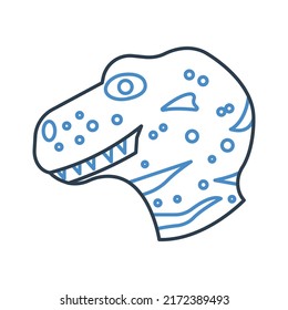 Dinosaur animal Vector icon which is suitable for commercial work and easily modify or edit it
