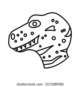 Dinosaur animal Vector icon which is suitable for commercial work and easily modify or edit it

