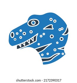 Dinosaur animal Vector icon which is suitable for commercial work and easily modify or edit it

