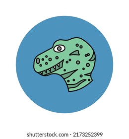 Dinosaur animal Vector icon which is suitable for commercial work and easily modify or edit it

