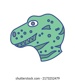 Dinosaur animal Vector icon which is suitable for commercial work and easily modify or edit it

