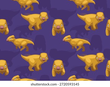 Fondo de pantalla de fondo de patrón inconsútil de Aquilops de dinosaurio