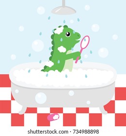お風呂に入る のイラスト素材 画像 ベクター画像 Shutterstock