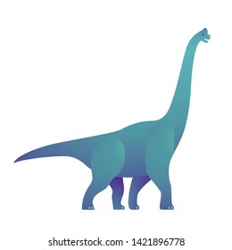 Dinosaur  - Brachiosaurus - isolated vector