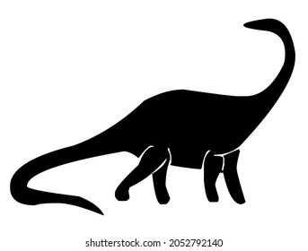 Dinosaur Brontosaurus Dino Ancient Prehistoric Wild Stock Vector ...