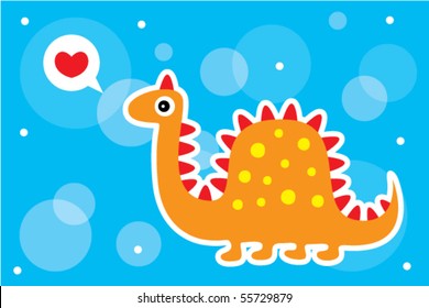 dinosaur card