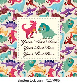 dinosaur card