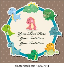 dinosaur card