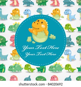 dinosaur card