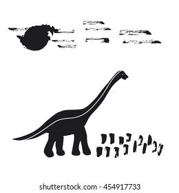 dinosaur card print