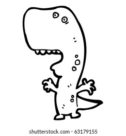 caricatura de dinosaurios