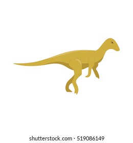 Dinosaur cartoon cute funny monster. Cartoon dinosaurs character animal. Comic dinosaurs kids for game app. Vector illustration ui sign