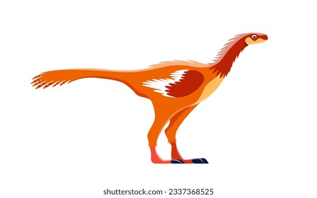 Dinosaur, cartoon dino character, Zephyrosaurus lizard bird, vector cute toy. Zephyrosaurus dinosaur or flying animal dragon, kids Jurassic collection monster, prehistoric predator or extinct dino