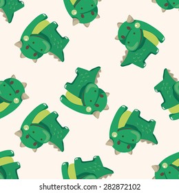 dinosaur cartoon ,seamless pattern