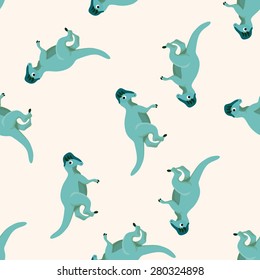 dinosaur cartoon , cartoon seamless pattern background