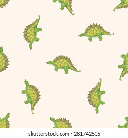 dinosaur , cartoon seamless pattern background