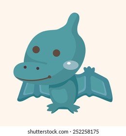 dinosaur cartoon theme elements