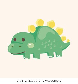 dinosaur cartoon theme elements