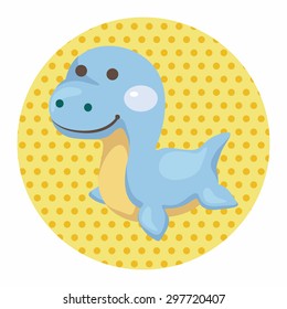 dinosaur cartoon theme elements