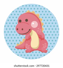 dinosaur cartoon theme elements
