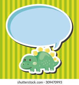 dinosaur cartoon theme elements