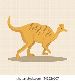 dinosaur cartoon theme elements vector, eps