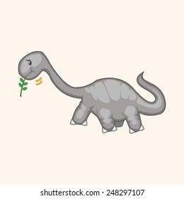 dinosaur cartoon theme elements vector,eps